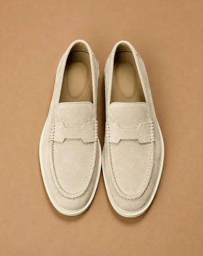 ♂Flat Sole Suede Loafers