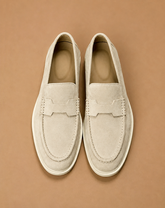 ♂Flat Sole Suede Loafers