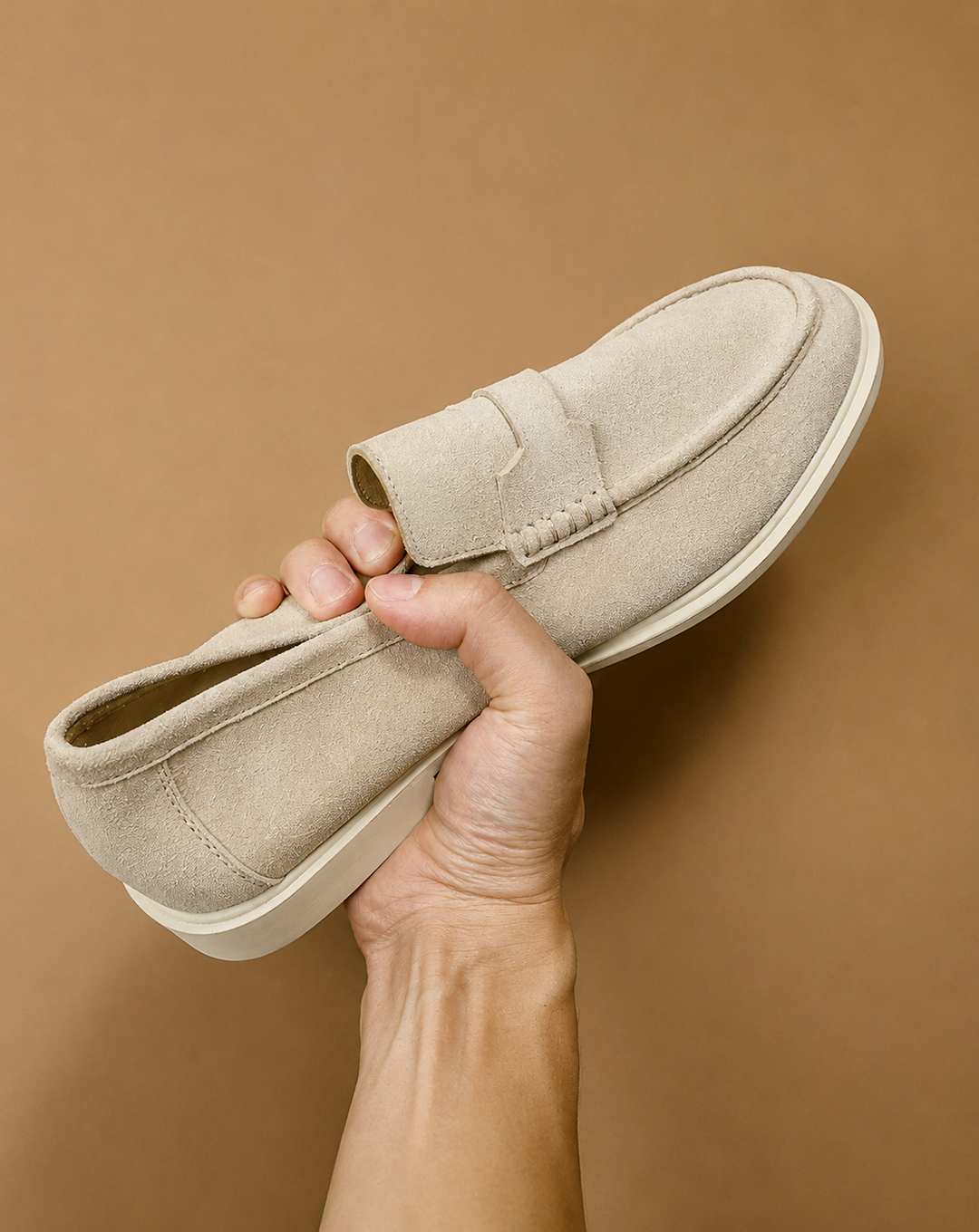 ♂Flat Sole Suede Loafers