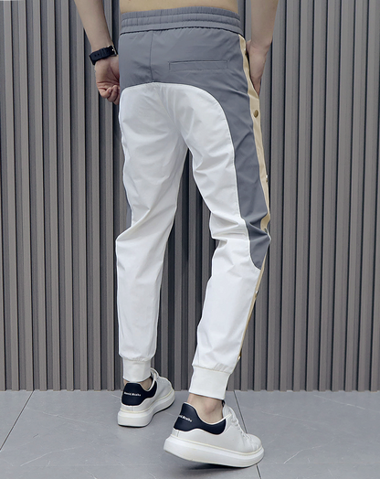 ♂Point Logo Side Button Pants