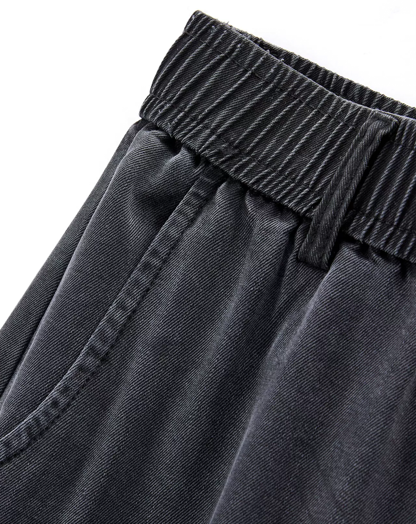 ♂Faded Black Wide Pants