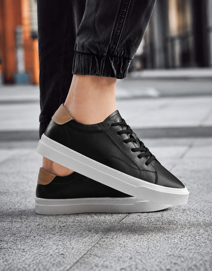 ♂♀White Flat Sneakers