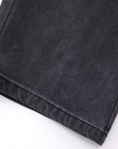 ♂Faded Black Wide Pants