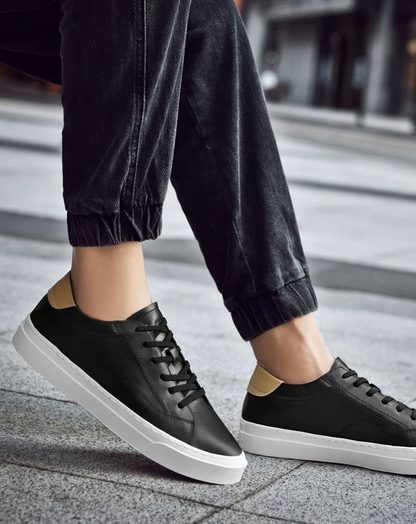 ♂♀White Flat Sneakers