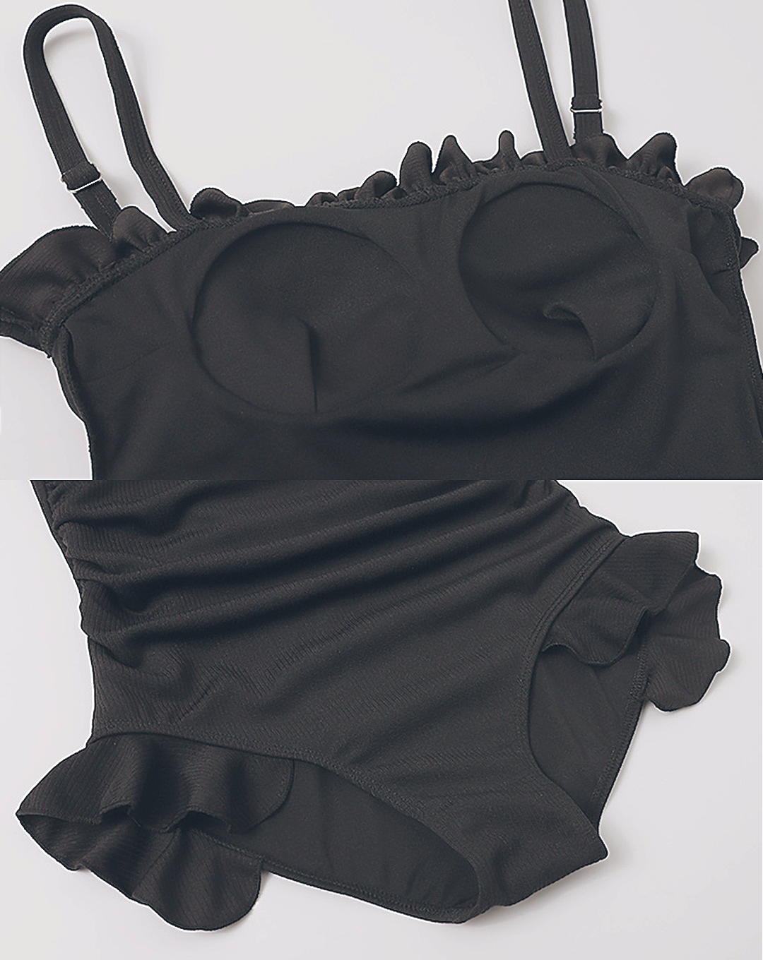 ♀Frill Design Backless Swimsuit