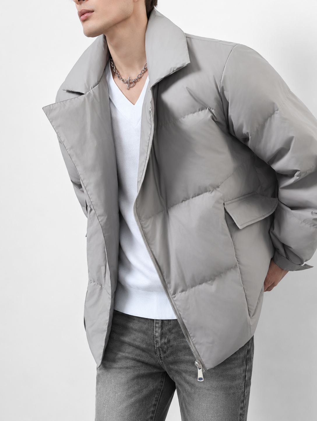 ♂Zip Down Jacket