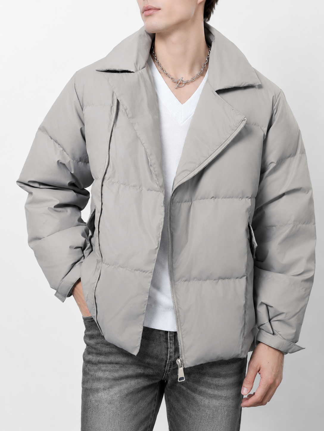 ♂Zip Down Jacket