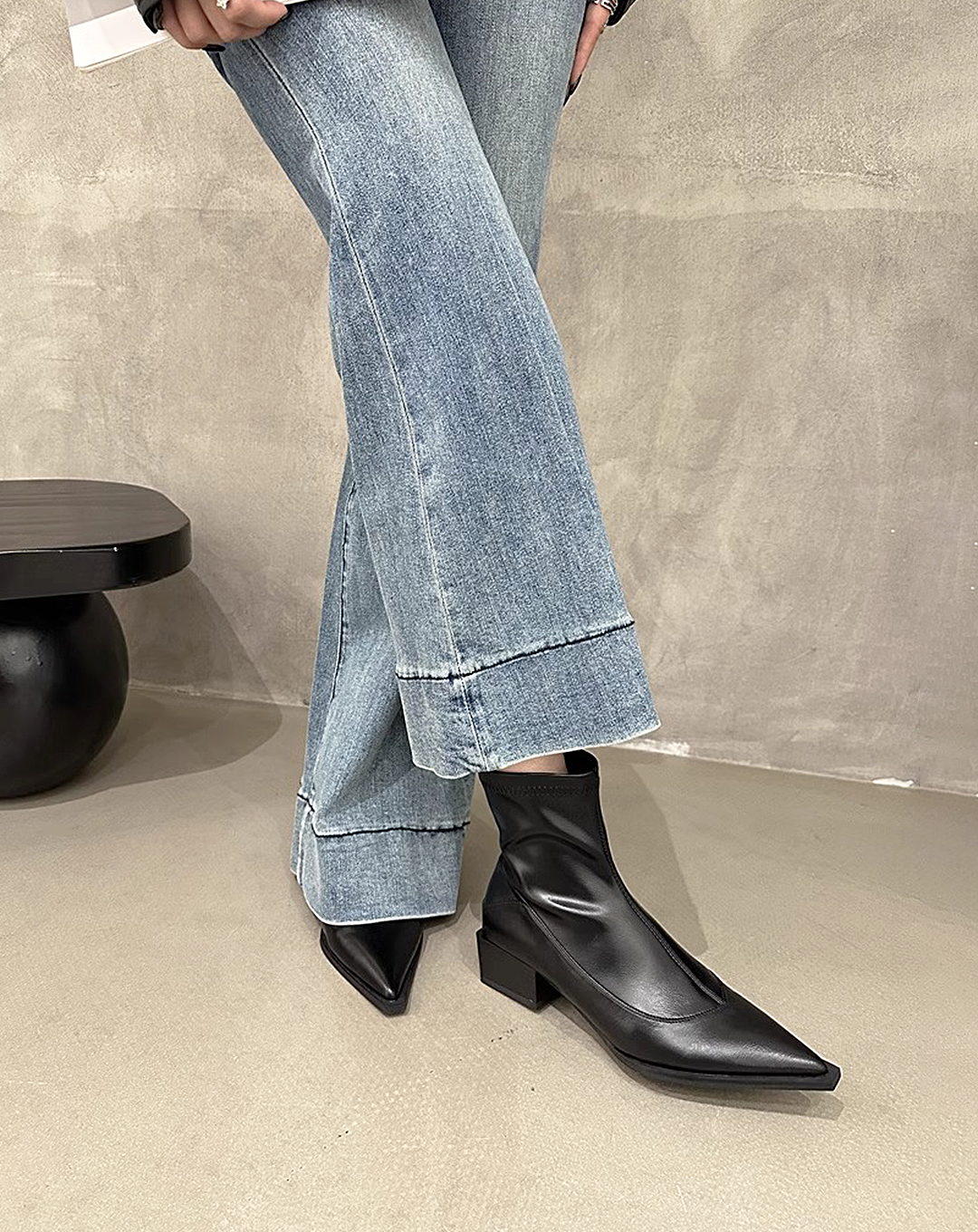 ♀Pointed Toe Casual Boots