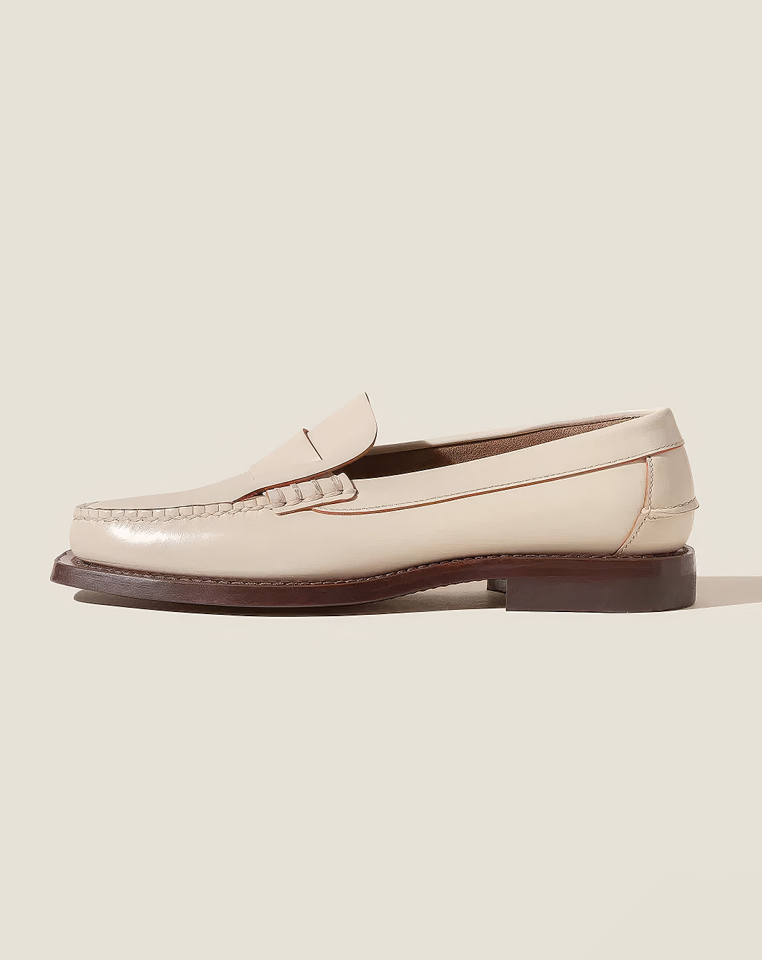 ♀本革／Penny Style Leather Loafers