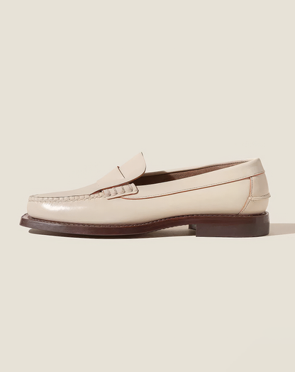 ♀本革／Penny Style Leather Loafers