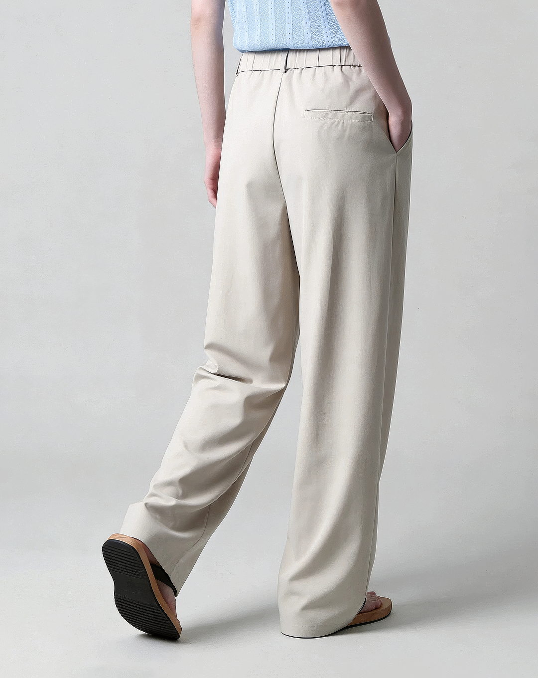 ♂♀Double Tuck Wide Trousers