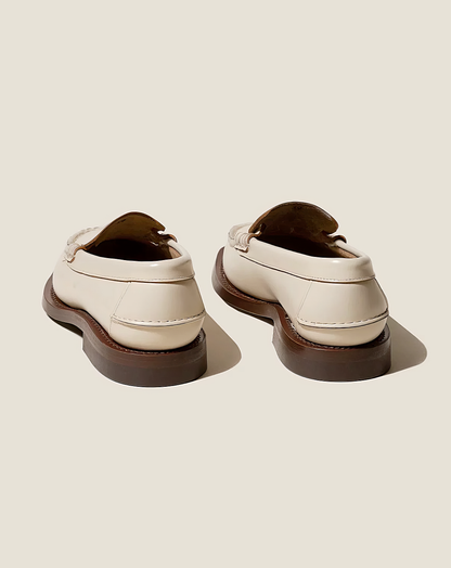 ♀本革／Penny Style Leather Loafers