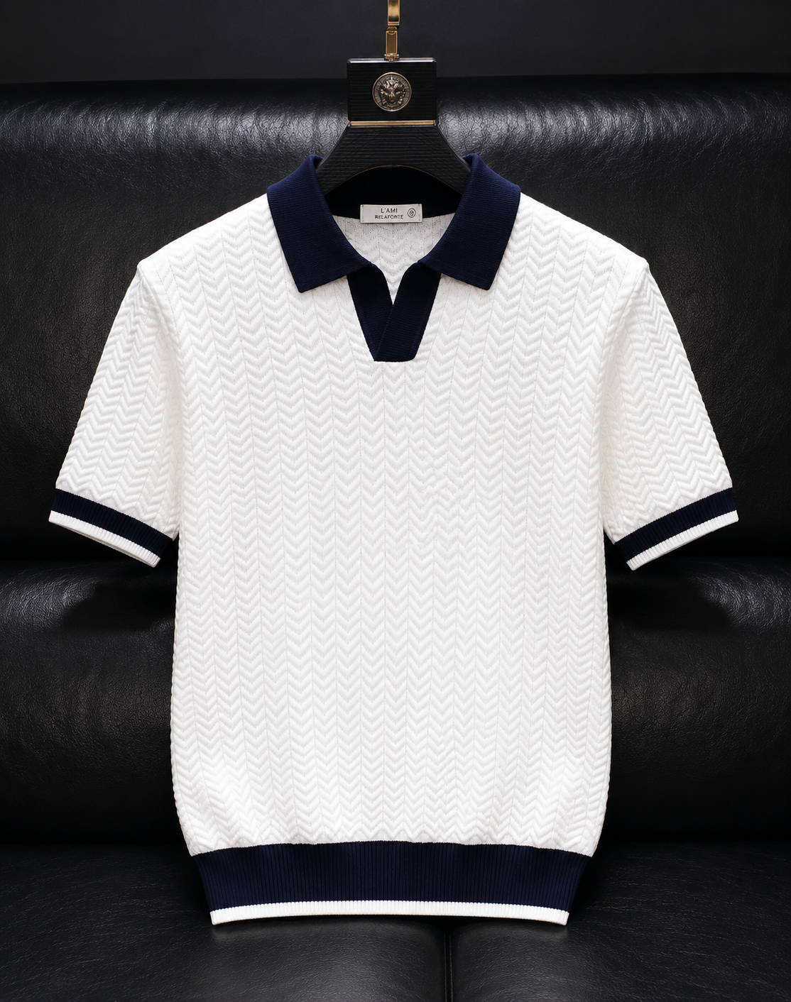 ♂Bicolor Polo Shirt