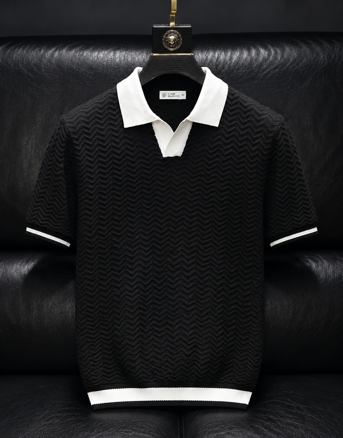 ♂Bicolor Polo Shirt
