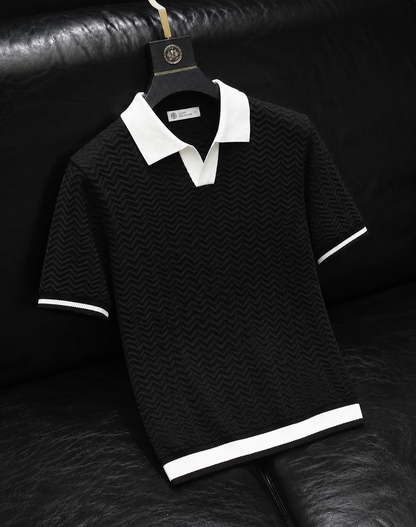 ♂Bicolor Polo Shirt