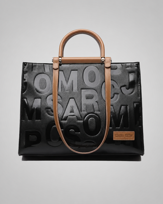 ♀本革／Embossed Logo Bag