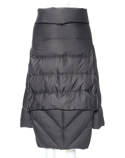 ♀Diagonal Roll Down Jacket