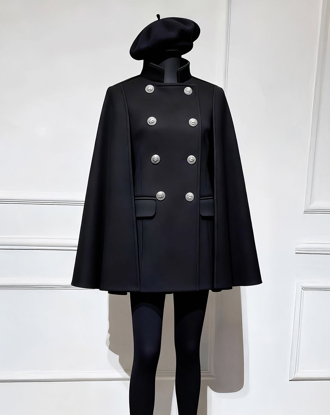 ♀Double Breasted Cape