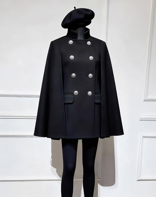 ♀Double Breasted Cape