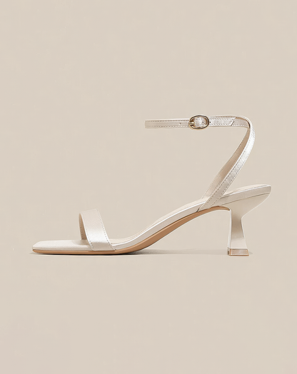 ♀Pristine Square Toe Sandals
