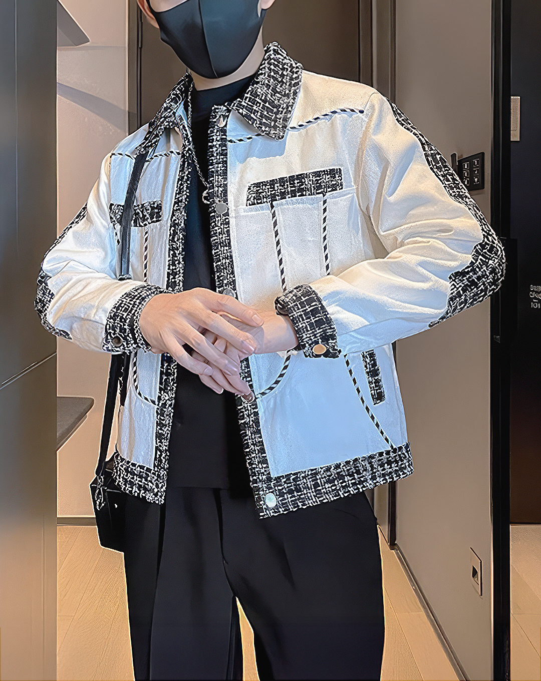 ♂Tweed Trim Jacket