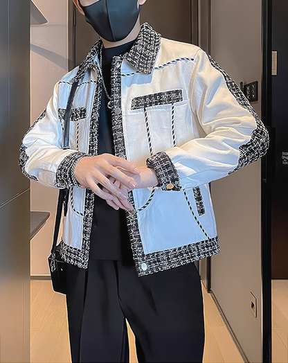 ♂Tweed Trim Jacket