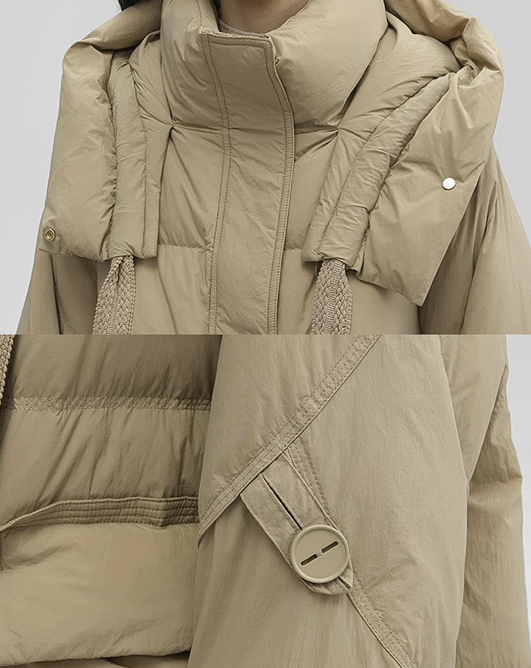 ♀Oversized Puffer Long Coat