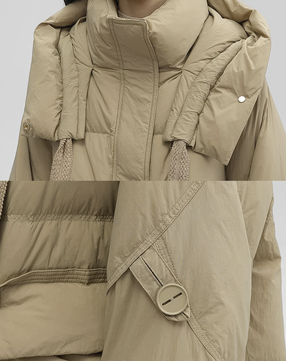 ♀Oversized Puffer Long Coat
