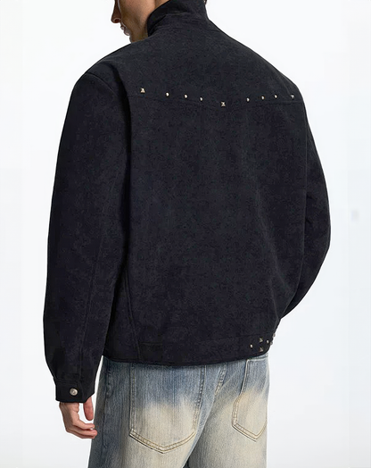 ♂♀Western Studded Zip Jacket