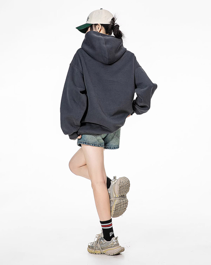 ♀One Letter Logo Hoodie