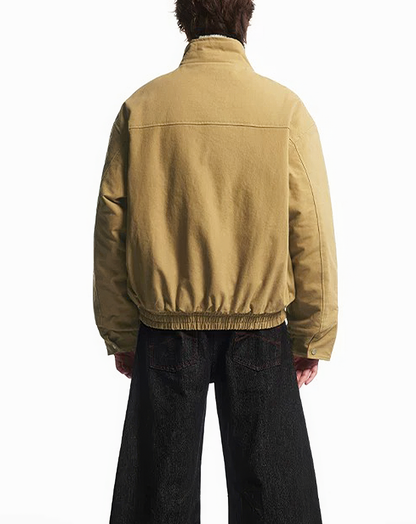 ♂♀Stand Collar Boa Jacket