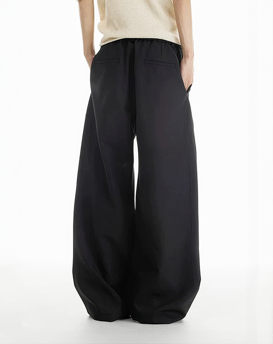♂♀Wide Leg Tuck Pants