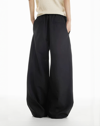 ♂♀Wide Leg Tuck Pants