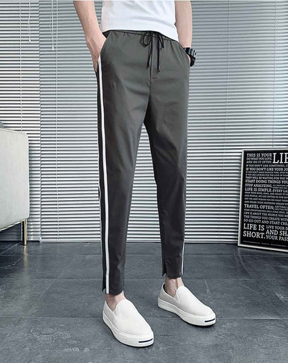 ♂Drawstring Line Pants