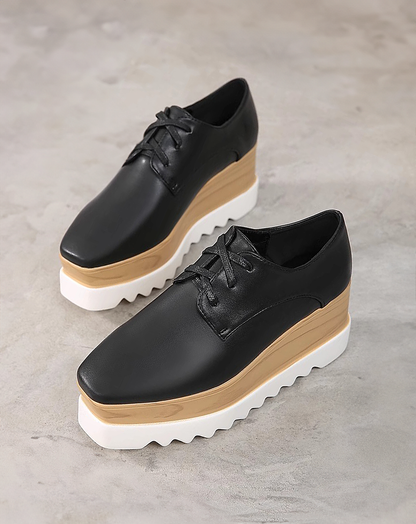 ♀Enamel Platform Shoes