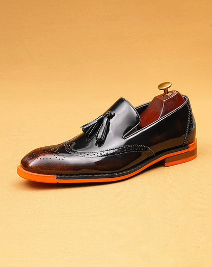 ♂本革／Tassel Wingtip Leather Shoes