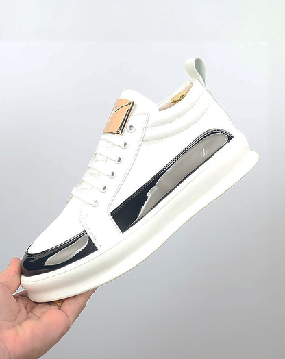 ♂♀Metallic Color Plate Sneakers