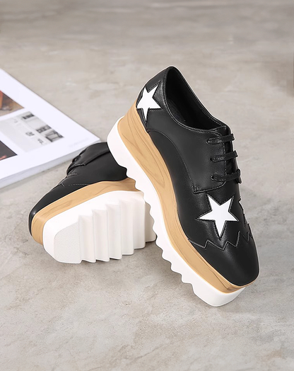 ♀Enamel Platform Shoes