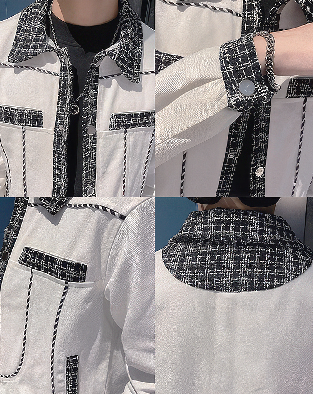 ♂Tweed Trim Jacket