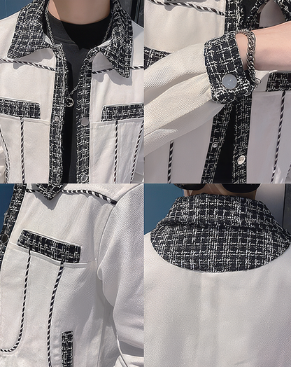 ♂Tweed Trim Jacket