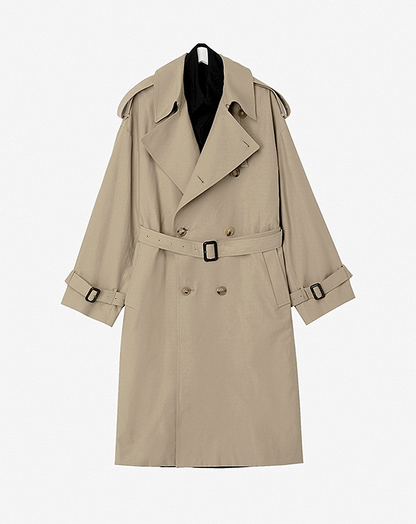 ♂Fake Layered Trench Coat