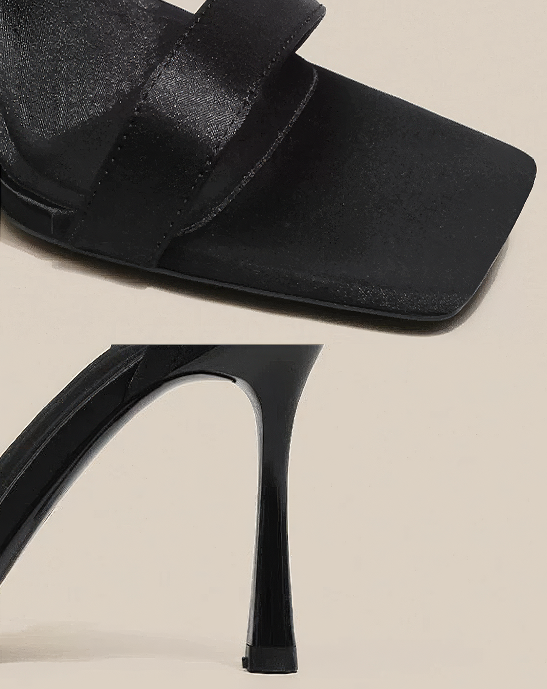 ♀Pristine Square Toe Sandals