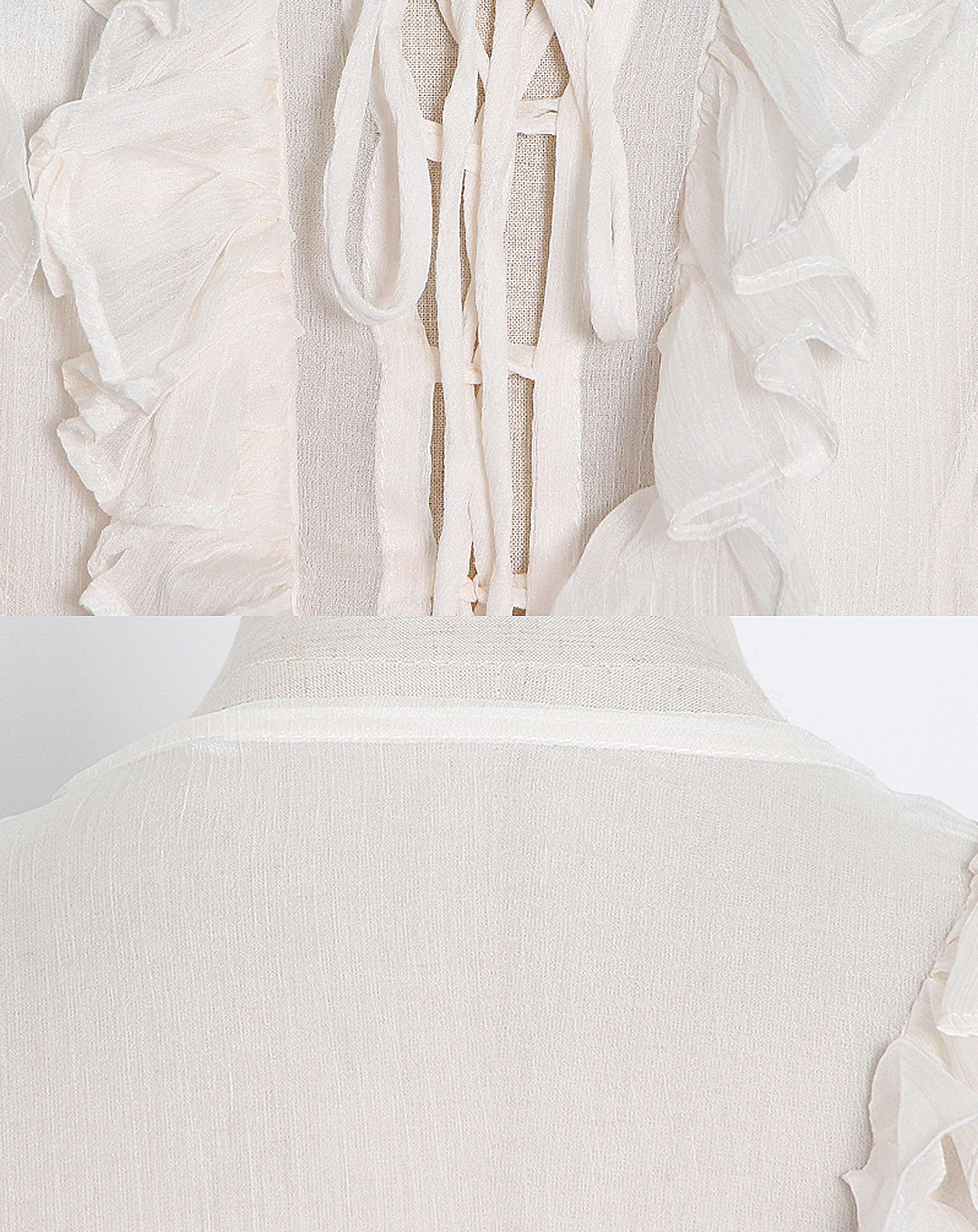 ♀Frill Chiffon Dress