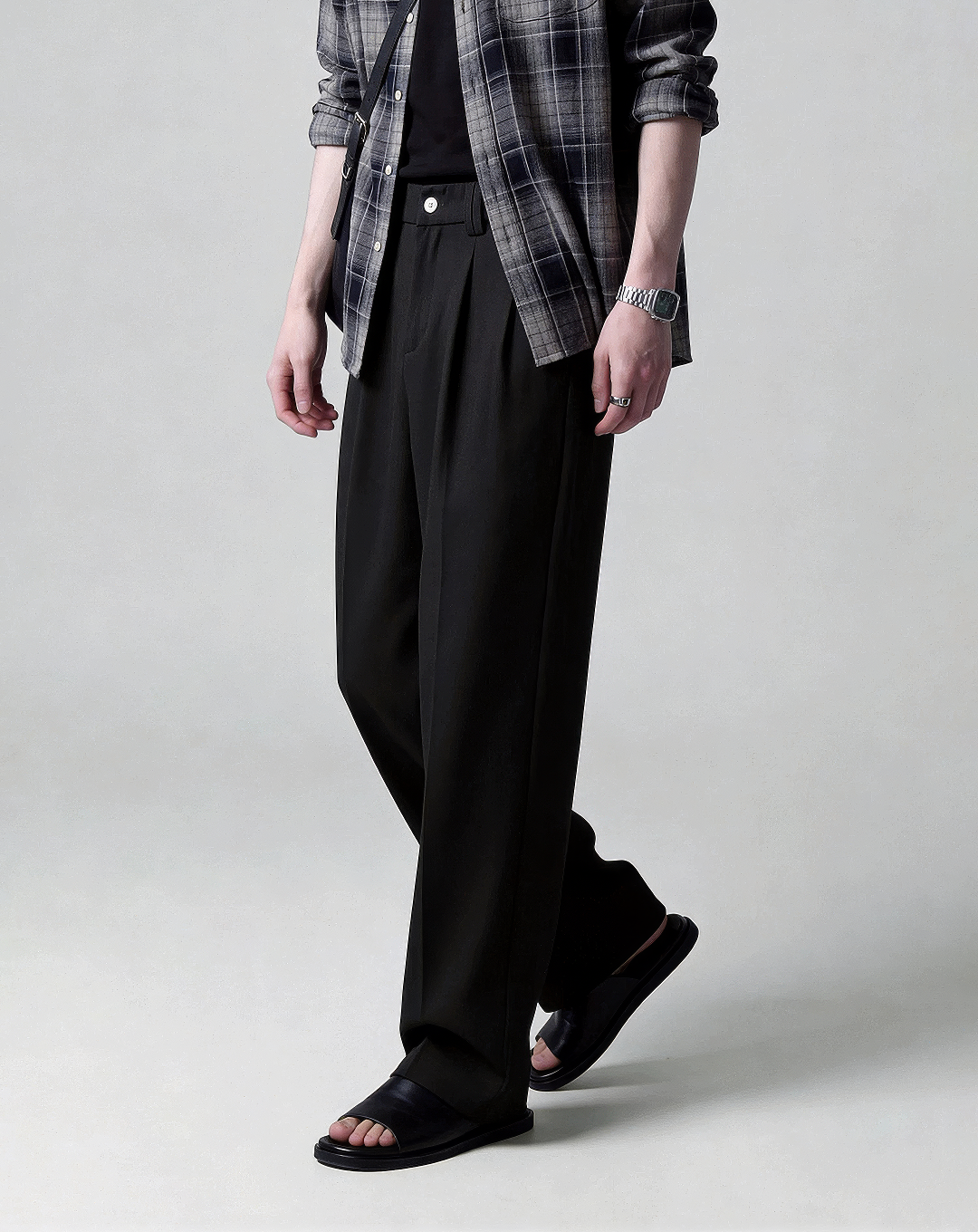 ♂♀Straight Wide Leg Trousers