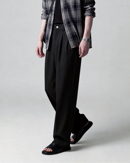 ♂♀Straight Wide Leg Trousers