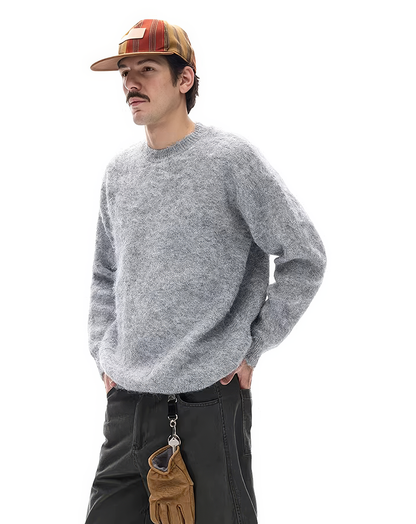 ♂Airy Cloud Crew Sweater