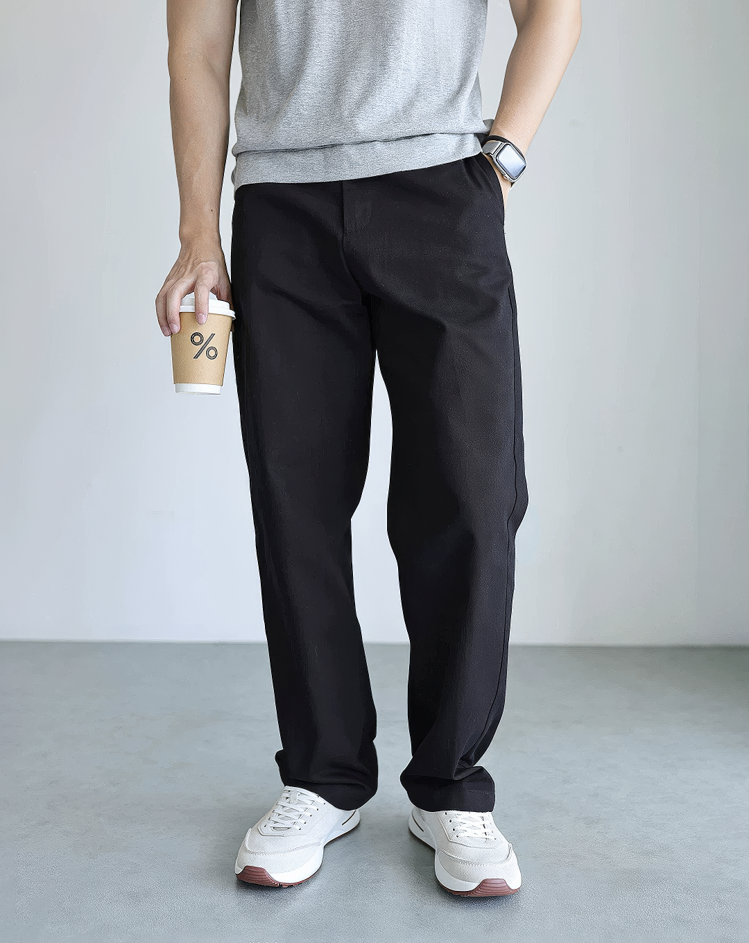 ♂Cotton Straight Chino Pants