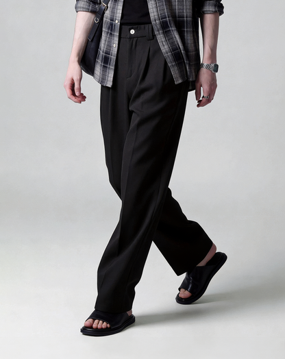 ♂♀Straight Wide Leg Trousers