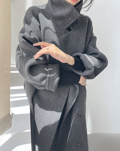 ♀Wool Long Chester Coat