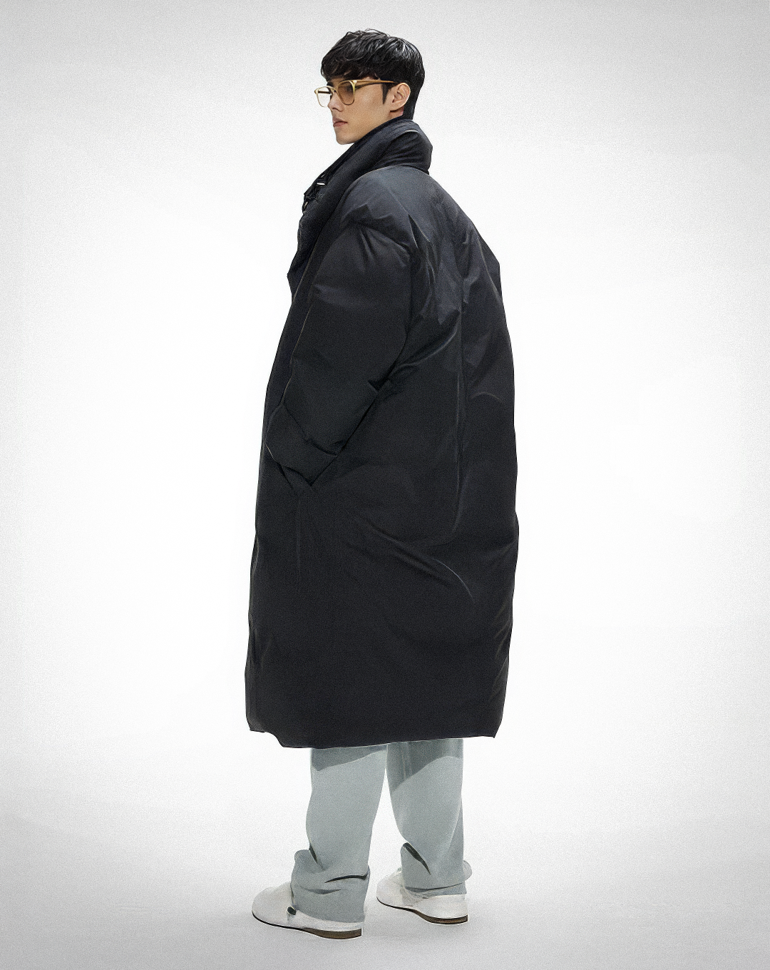 ♂Oversize Stand Collar Coat